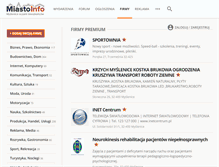 Tablet Screenshot of firmy.miasto-info.pl