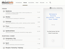 Tablet Screenshot of forum.miasto-info.pl